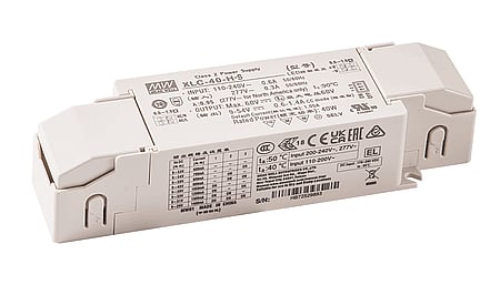 40W LED control gear 600mA to 1400mA/9V...54V, DALI2, AC Push, NFC, Independent