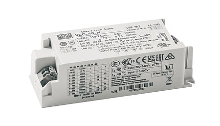40W LED control gear 600mA to 1400mA/9V...54V, 3in1 dimming