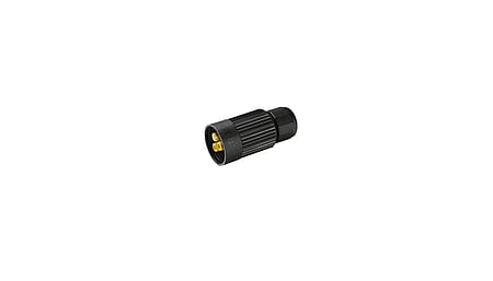 Fiche ronde, 2p, femelle, raccordement à vis, 0.5-2.5mm2, D7.0-12.0mm, IP66/IP68