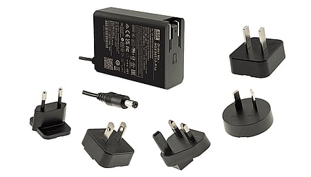 90W Plug-in power supply 24V/3.75A, Interchangeable type