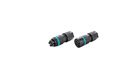 Set Mini-ConnecteursConnecteurs circulaires, 5p, mâle&amp;femelle, connexion vissée, protection de fil, D6-13.5mm, IP66/IP68
