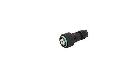 Mini circular connector THB405, socket, 5P, screw, IP66/IP68/IP69