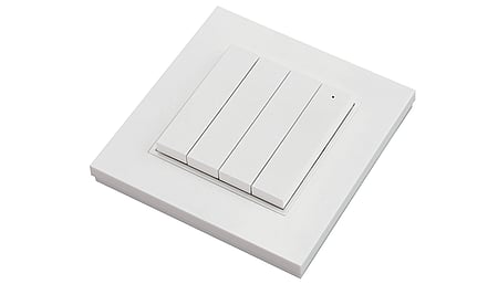 ZIGBEE 3.0 Tastschalter, 1-4 Tasten, Wandmontage, weiss