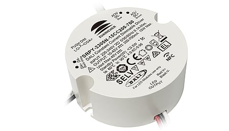 15W DALI2 DT6 / AC-PUSH, constant current LED driver, 200-700mA, NFC