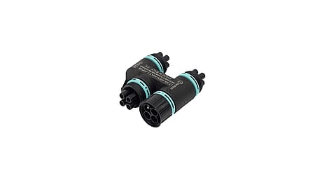 Techno H cable distributor TH624, 4-way, plug &amp; socket, 4P, screw connection, IP68