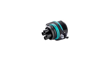 Techno Mini circular device connector, M25, 4p, socket, piercing, 0.5-1.5mm2, IP66/IP68