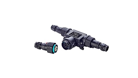 Répartiteur en T mâle &amp; femelle Techno THR631, 5P, raccordement vissé, D6-13.5 IP65
