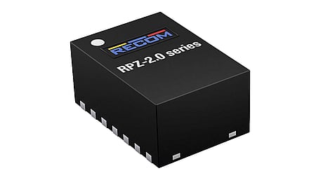 11W DC/DC converter, input 2.75...6V, output 0.6...5.74V/2000mA, QFN