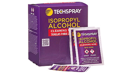 Techspray Isopropyl 99,8% Alkohol Vorgetränkte Tücher (10cm x 17cm) 50stk.