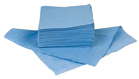 TechClean Hochsaugfähige 45/55 Poly/Cellulose-Tücher (300 Tücher - 23cm x 23cm)