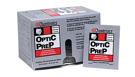Optic Prep 65% IPA 35% deionisiertes Wasser (10,2cm x 21cm) 50 stk.