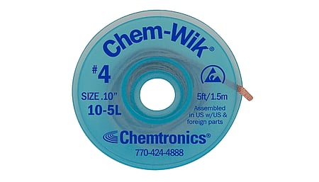 Chem-Wik® Rosin ESD coil width 2.54mm length 1.53m