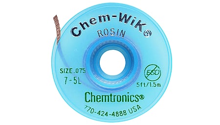 Chem-Wik® Rosin ESD coil width 1.91mm length 1.53m
