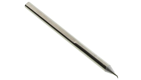 Metcal soldering cartridge, pointed, 30° bent, (Ø x L), 0.51 x 11.4 mm