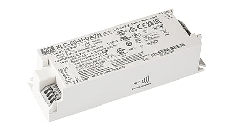 60W LED control gear 900mA to 1700mA/9V...54V, DALI2, AC Push, NFC