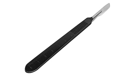 Manche de scalpel ESD, avec 5 lames