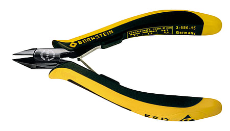 ESD side cutter EUROline dissipative 125 mm with blade