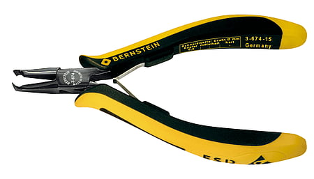 ESD EUROline Front Cutter, Conductive, 130 mm Outer Cutting Edge, Mini-Wate