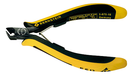 ESD diagonal face cutter EUROline dissipative 115 mm Mini-Wate