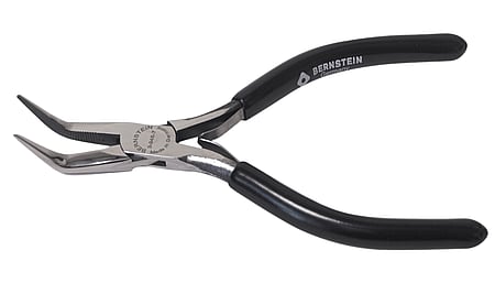 ESD needle nose pliers BLACKline dissipative 145 mm with cut