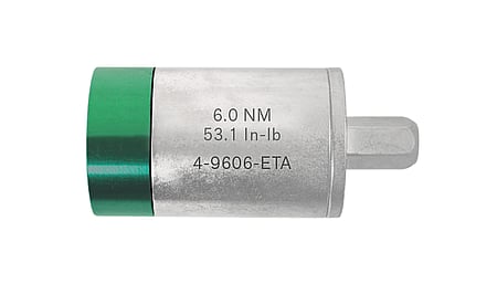 Torque adapter 6.0Nm, 1/4 inch hexagon socket and connection