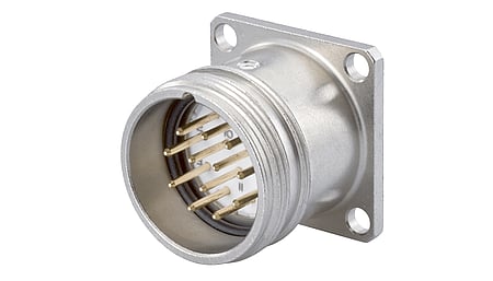 Boîtier M23 Signal Connecteur d'appareil Montage sur paroi avant