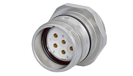 Boîtier M23 Signal Connecteur monotrou