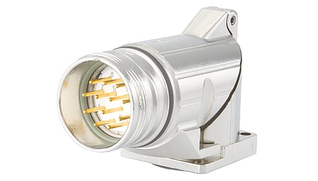 Boîtier M23 Signal Connecteur coudé