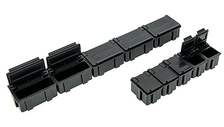 ESD SMD small container set 10 pieces; (5x 9-321 and 5x 9-322)