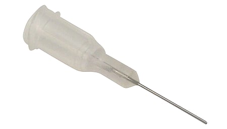 Dispensing needles transparent, 6.35 mm, 27 gauge (50 pcs)