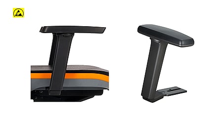 Bimos multifunctional armrest ESD, NEON, 2 pieces
