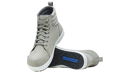 Chaussure de sécurité S3 "QS 700 cuir naturel Birkenstock", gris