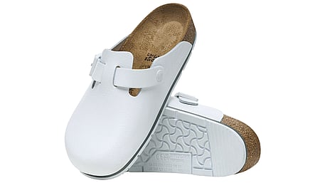 Professional shoe "Boston PRO natural leather Birkenstock", white