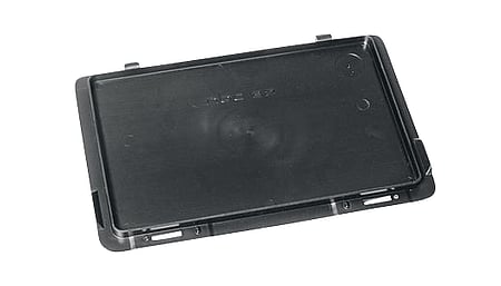 EURO ESD hinged lid, loose, black