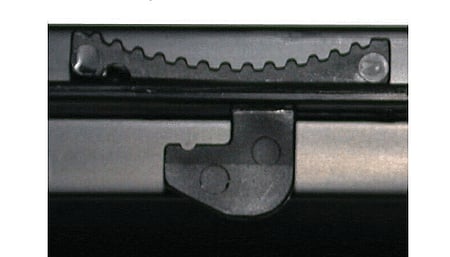 Sliding closure, black, conductive, for hook and hinge lids