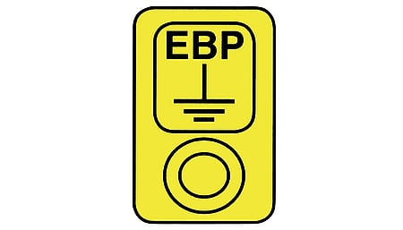 EBP symbol 20 x 40mm, sheet 30 pieces