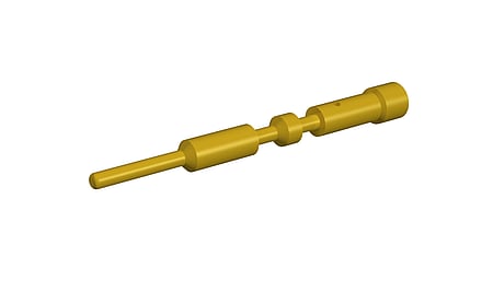 M23 crimping pin Ø 1.0mm, turned 7.010.941.021