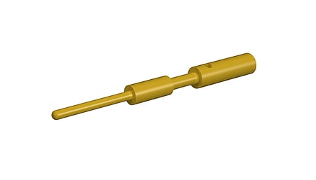 M23 crimping pin Ø 0.6mm, turned 7.010.980.641