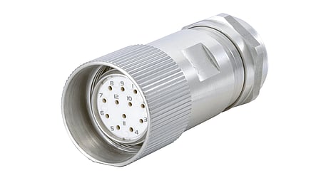 Boîtier M23 Signal Connecteur de câble INOX