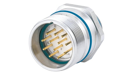 Boîtier M23 Signal Connecteur monotrou INOX