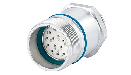 Boîtier M23 Signal Connecteur monotrou INOX