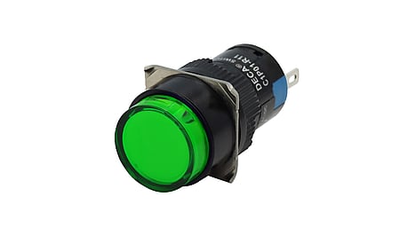 Kontrolleuchte, mit LED Licht, 24Vdc, grün
