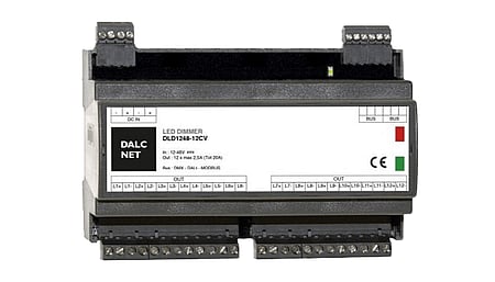12 Kanal DMX512 Dimmer, Eingang 12-48VDC, Max. 960W