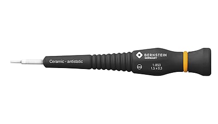 Ceramic adjustment screwdriver Slotted blade 1.5x0.3x20 mm Trimmer