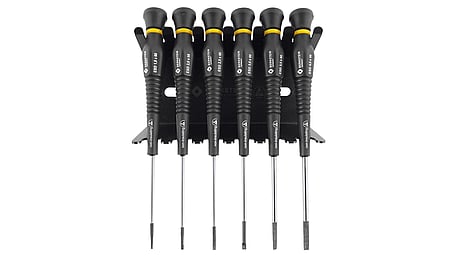 ESD screwdriver set 6 pcs (incl. ESD tool holder)