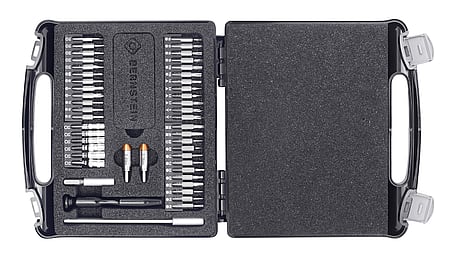 Jeu d'embouts 47 pces avec adaptateur de couple 0.3 + 0.4 Nm