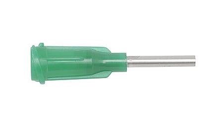 Dosing needle, stainless steel needle with plastic body, gauge: 14 (50 pieces)