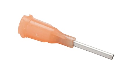 Dosing needle, stainless steel needle with plastic body, gauge: 15 (50 pieces)