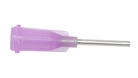 Dosing needle, stainless steel needle with plastic body, gauge: 16 (50 pieces)