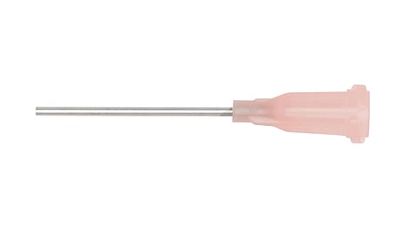 Dosing needle, stainless steel needle with plastic body, gauge: 18 (50 pieces)